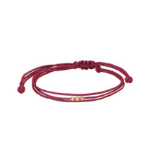 دستبند بند و طلا 18 عیار زنانه گالری شیدا مجد مدل لمه