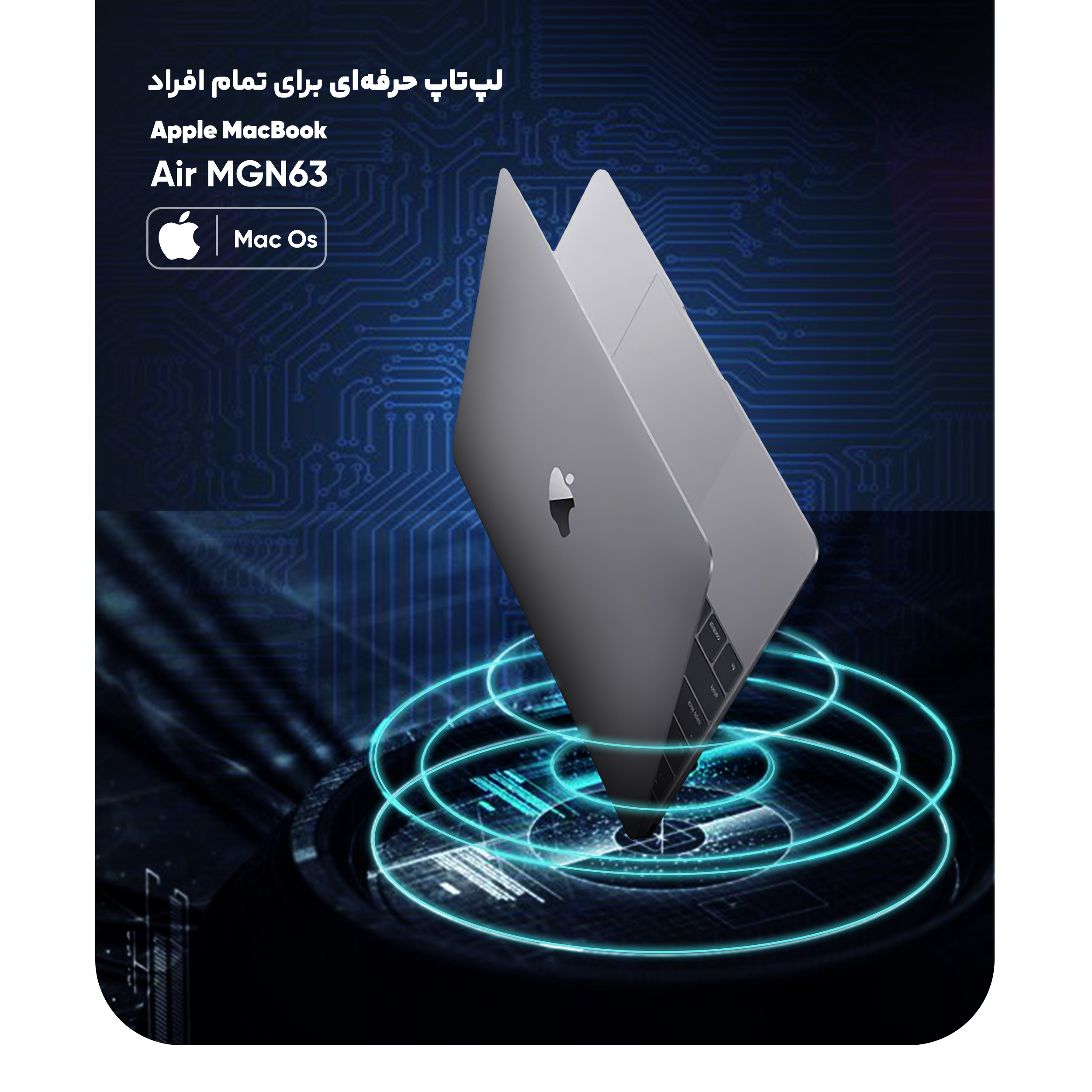 لپ تاپ 13.3 اینچی اپل مدل MacBook Air MGN63 2020 ZPA