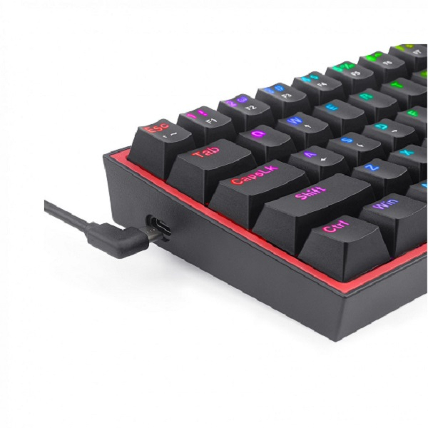 کیبورد مخصوص بازی ردراگون مدل K617 FIZZ RED SWITCH