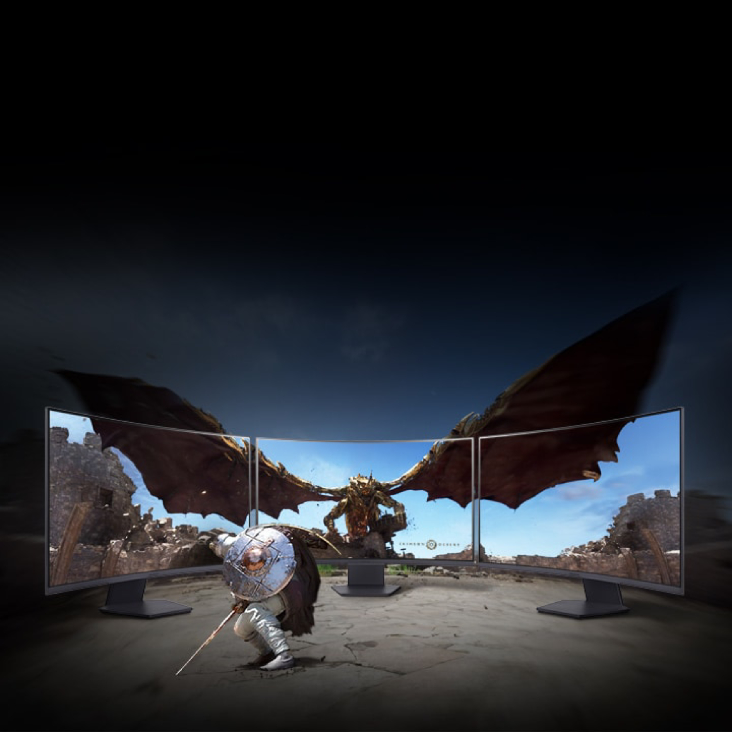 مانیتور مخصوص بازی ال جی مدل 32GS60QC-B سایز 32 اینچ