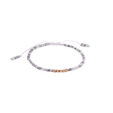 دستبند سنگ و طلا 18 عیار زنانه گالری شیدا مجد مدل البرنارد حدید