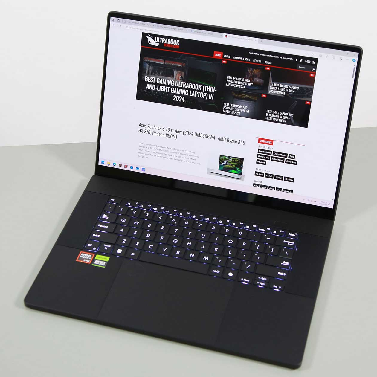 لپ تاپ 16 اینچی ایسوس مدل ProArt P16 H7606WV-ME088x-R9 Al HX370-32GB LPDDR5X-2TB SSD-RTX4060-OLED-W