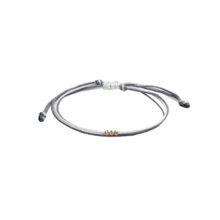 دستبند بند و طلا 18 عیار زنانه گالری شیدا مجد مدل 3 البرنارد نخی لمه