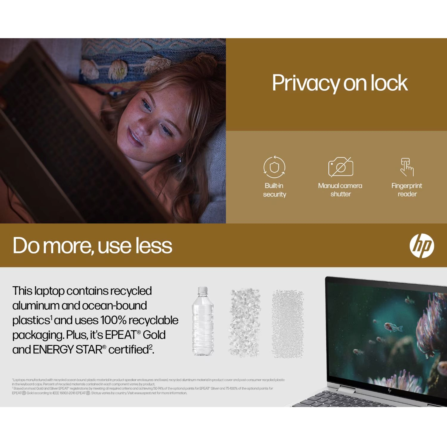 لپ تاپ 14 اینچی اچ‌ پی مدل Envy x360 2-in-1 14-es1023dx-Core 7 150U-16GB DDR4-512GB SSD-Touch-W