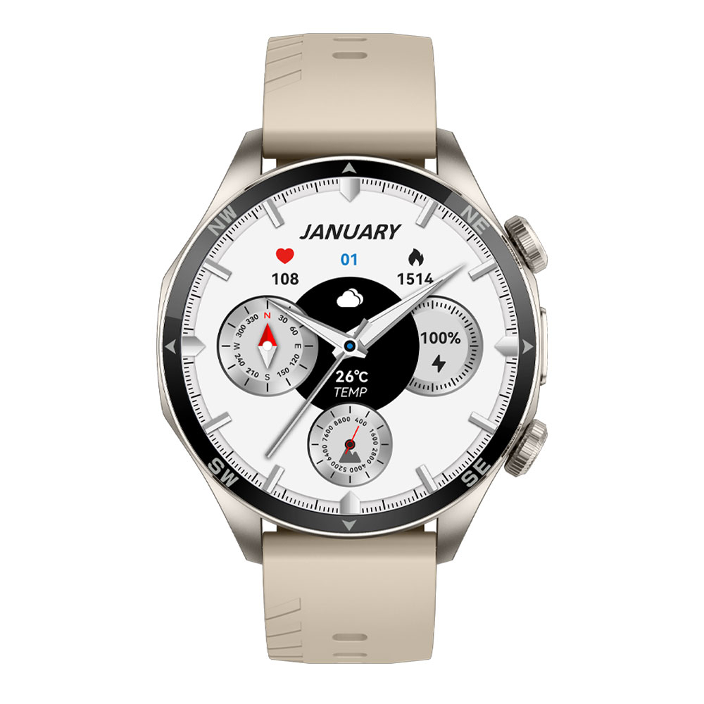 ساعت هوشمند گلوریمی مدل GX SPORT مناسب برای ورزش، کنترل سطح اکسیژن خون، شمارش ضربان قلب، پایش وضعیت خواب، با بند سیلیکونی