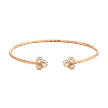 بنگل طلا 18 عیار زنانه گالری شیدا مجد مدل کندو