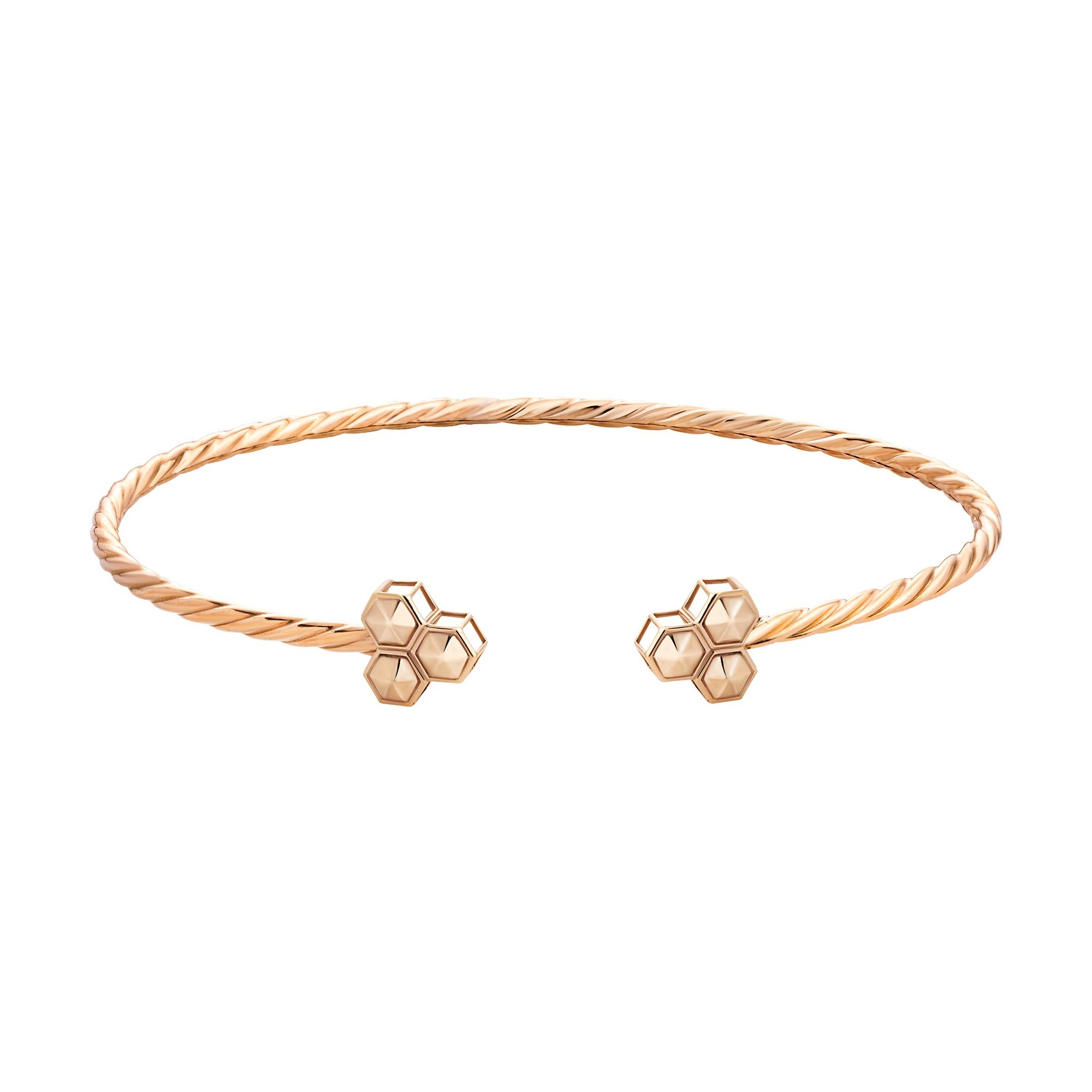 بنگل طلا 18 عیار زنانه گالری شیدا مجد مدل کندو