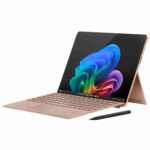 تبلت 13 اینچی مایکروسافت مدل Surface Pro 11-Snapdragon X Plus LCD ظرفیت 512 گیگابایت و رم 16 گیگابایت به همراه کیبورد Surface Pro Copilot و قلم Slim Pen 2