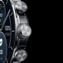 ساعت هوشمند 47 میلی متری گلوریمی مدل GX CLASSICFIT (LIMITED EDITION) بند چرمی