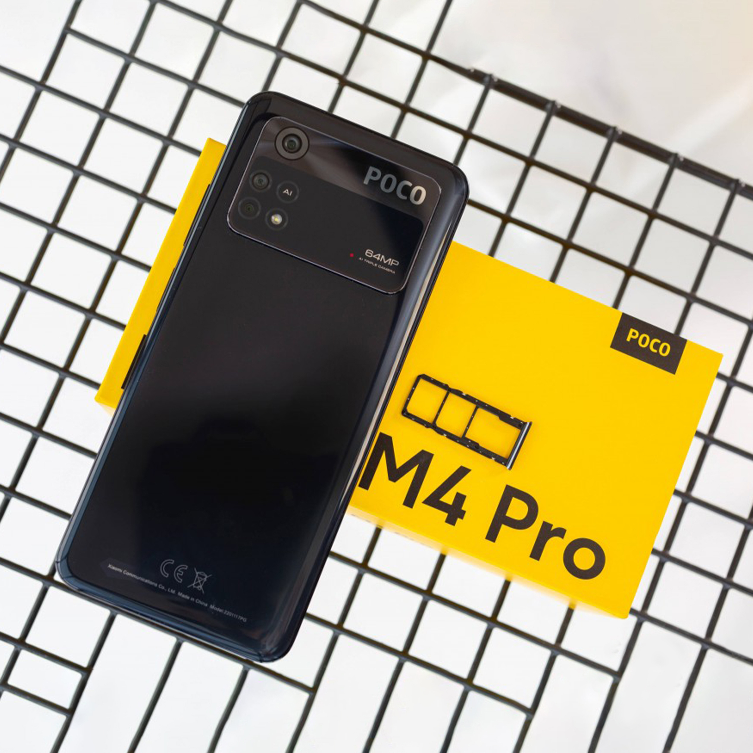 گوشی موبایل شیائومی مدل POCO M4 Pro 2201117PG دو سیم کارت ظرفیت 256 گیگابایت و رم 8 گیگابایت