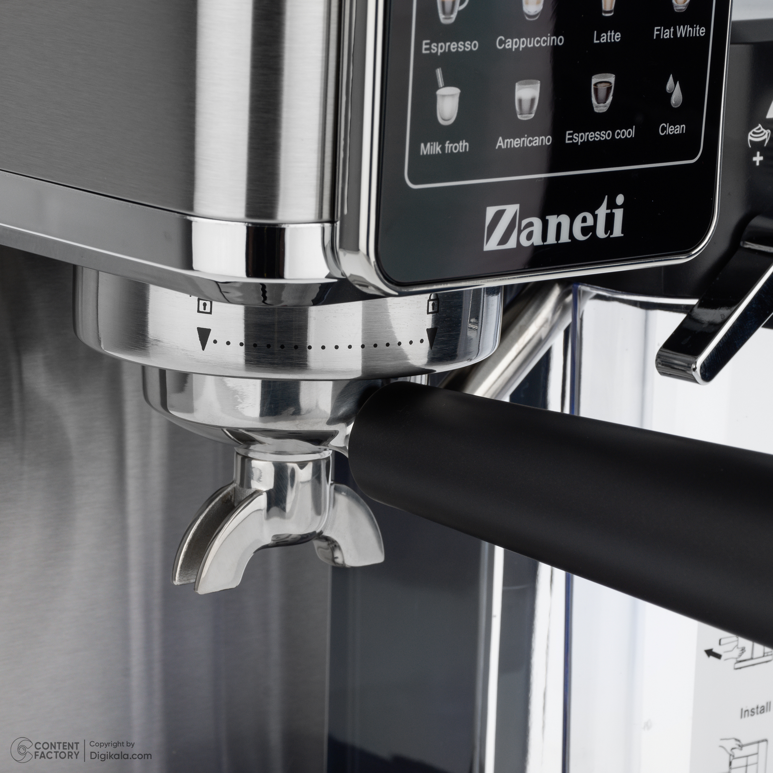 اسپرسو ساز 1000 میلی‌لیتر زانتی مدل ZZCF-20UT12EMSA