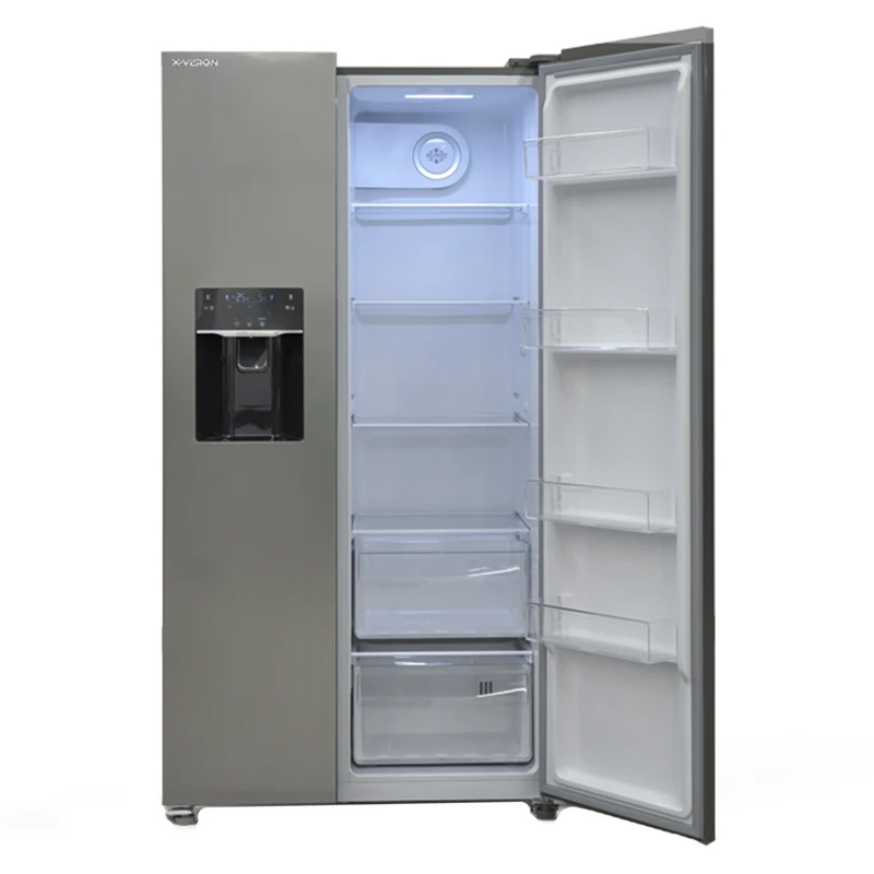 یخچال فریزر ساید بای ساید 27 فوت ایکس ویژن مدل HS550-WI/SI