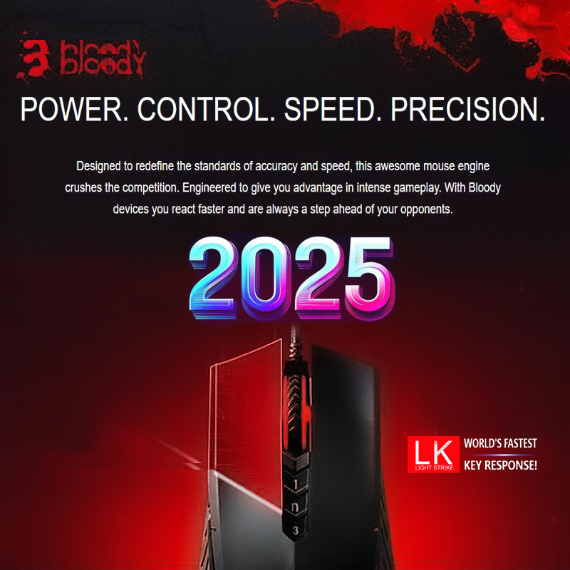 ماوس مخصوص بازی بلادی مدل A7O_MATTE BLACK