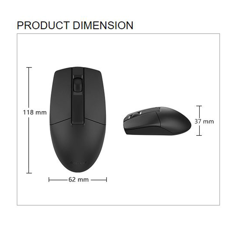 ماوس بی سیم ای فورتک مدل  G_3_33O_N_S_SILENT