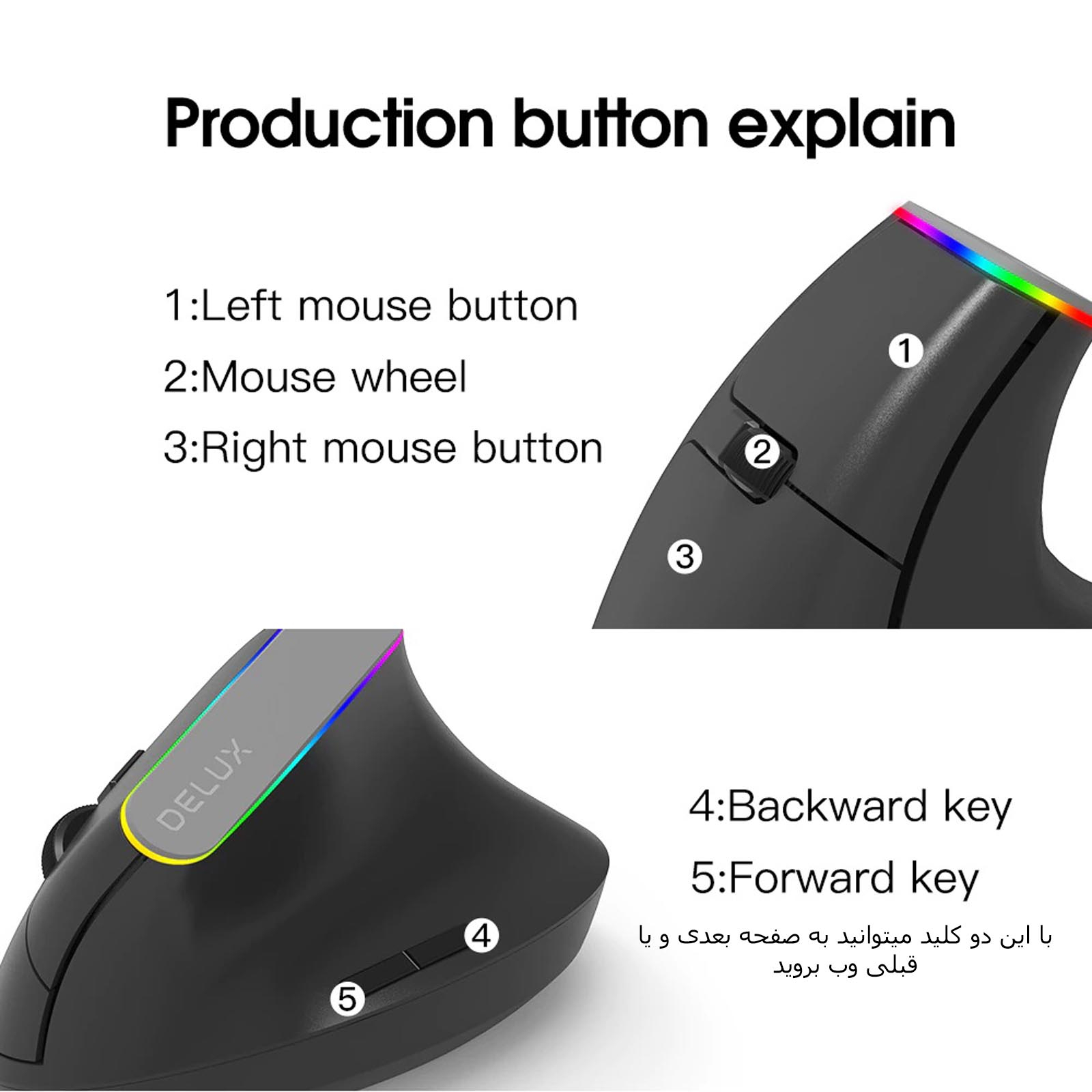 ماوس بی سیم دیلاکس مدل M618C