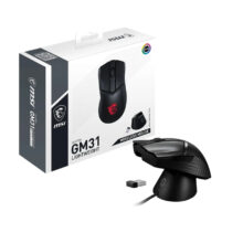 ماوس بی سیم گیمینگ ام اس آی مدل CLUTCH GM31 LIGHTWEIGHT