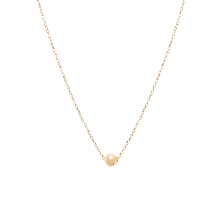 گردنبند طلا 18 عیار زنانه گالری شیدا مجد مدل گوی شش