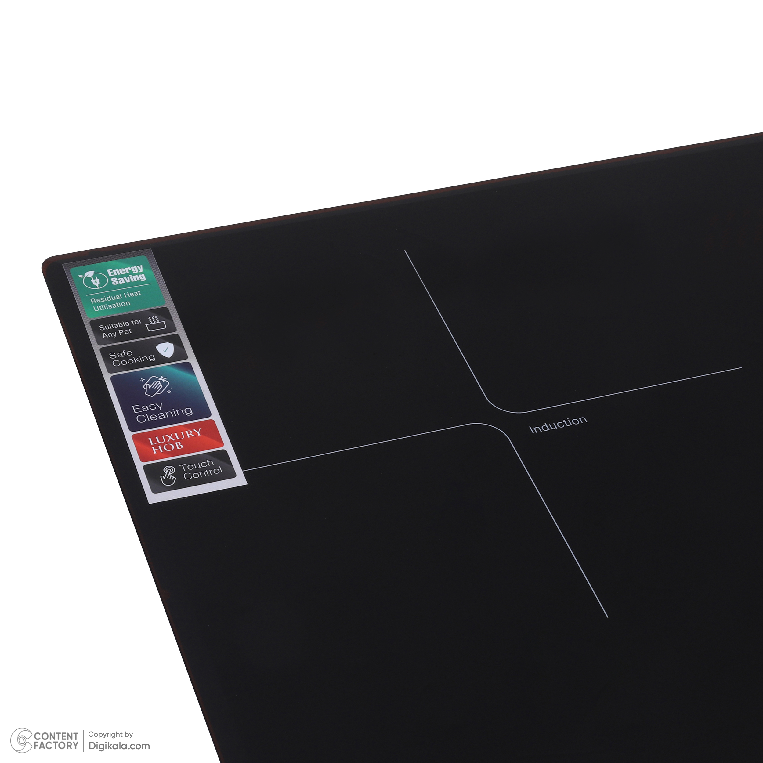 اجاق گاز برقی دو شعله دی اس تی مدل القایی I2H-01