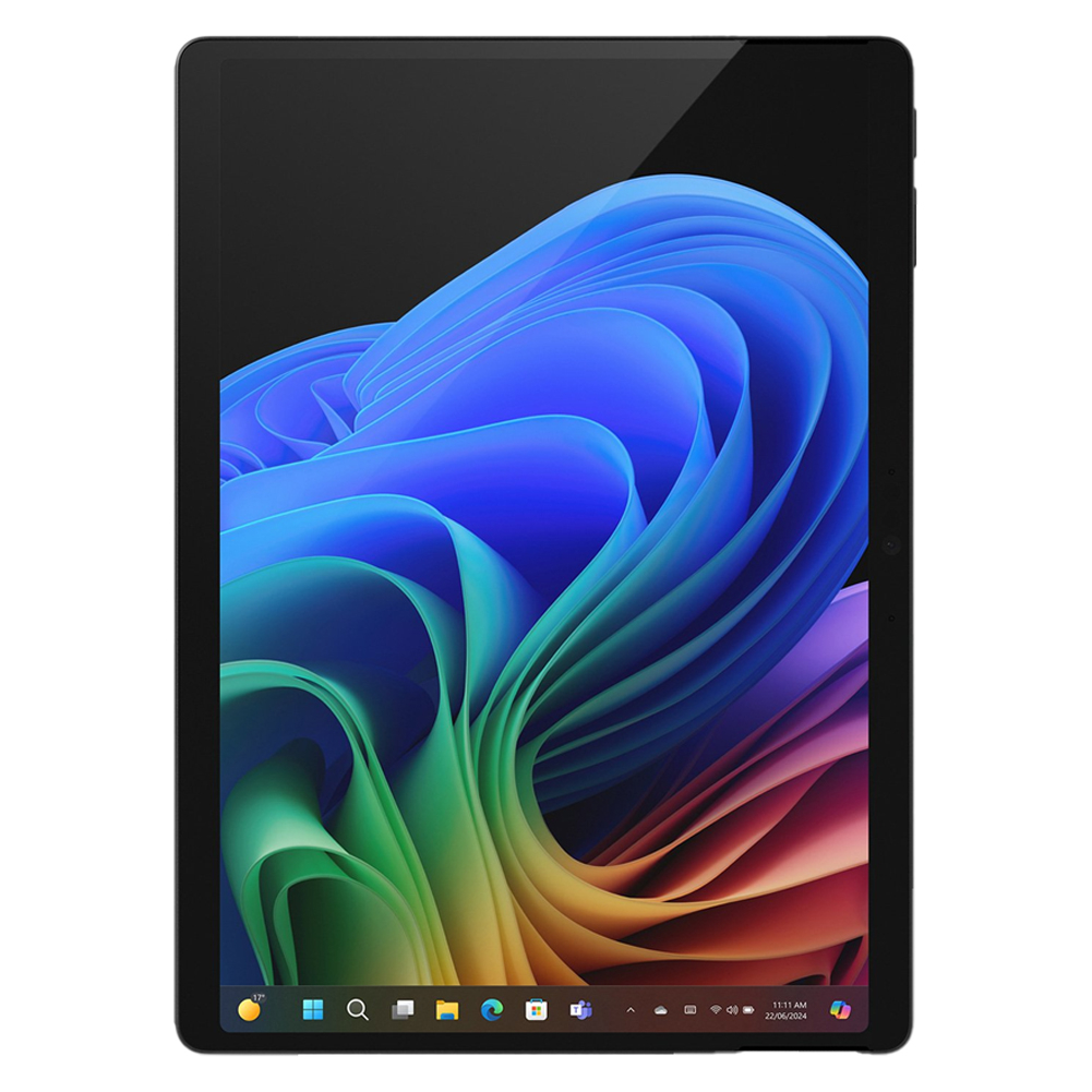 تبلت 13 اینچ مایکروسافت مدل Surface Pro 11 با پردازنده Intel Core Ultra 7-266V و 16GB رم LPDDR5x، حافظه SSD با ظرفیت 512GB، صفحه نمایش PixelSense Flow با نرخ به‌روزرسانی 120 هرتز، سیستم‌ عامل Windows 11
