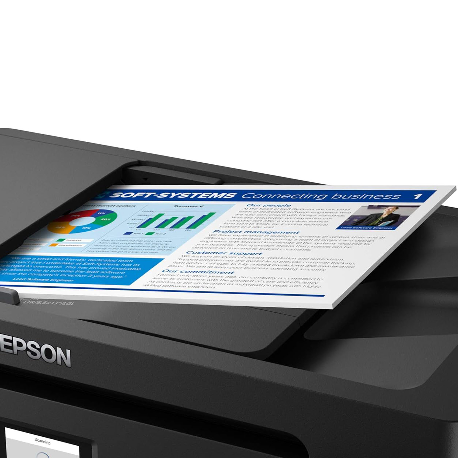 پرینتر چند کاره جوهر افشان اپسون مدل EcoTank L14150 A3 Plus