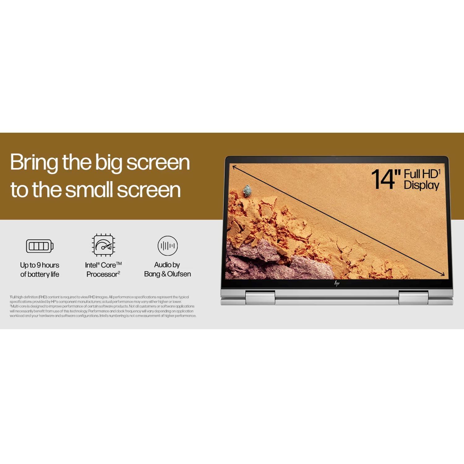 لپ تاپ 14 اینچی اچ‌ پی مدل Envy x360 2-in-1 14-es1023dx-Core 7 150U-16GB DDR4-512GB SSD-Touch-W