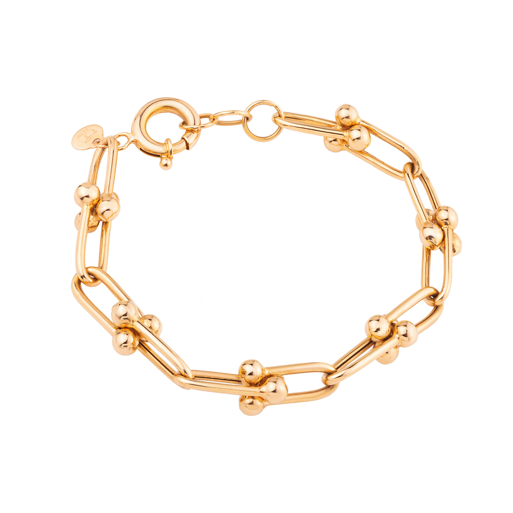 دستبند طلا 18 عیار زنانه گالری شیدا مجد مدل تیفانی