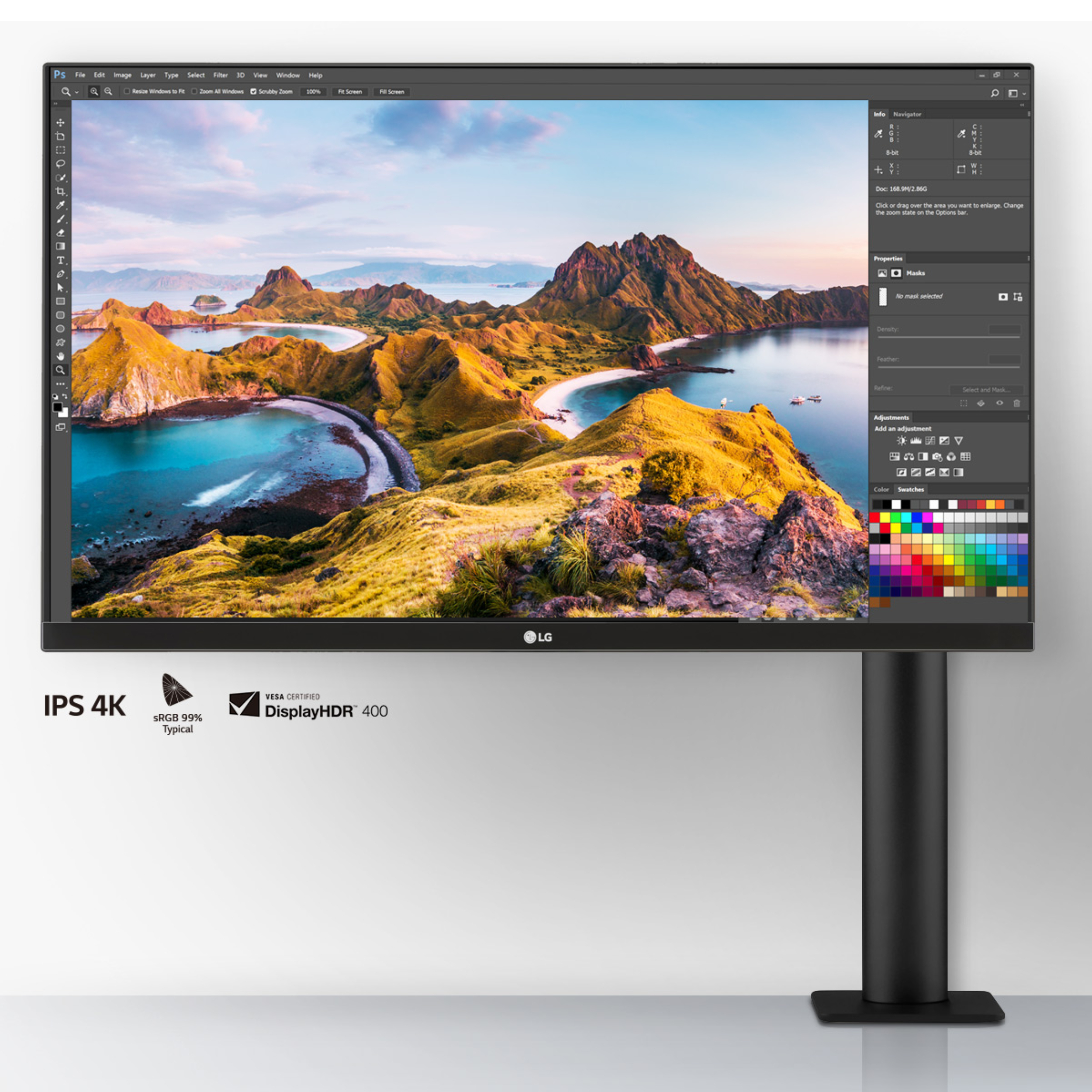 مانیتور ال جی مدل 32UN880 سایز 32 اینچ