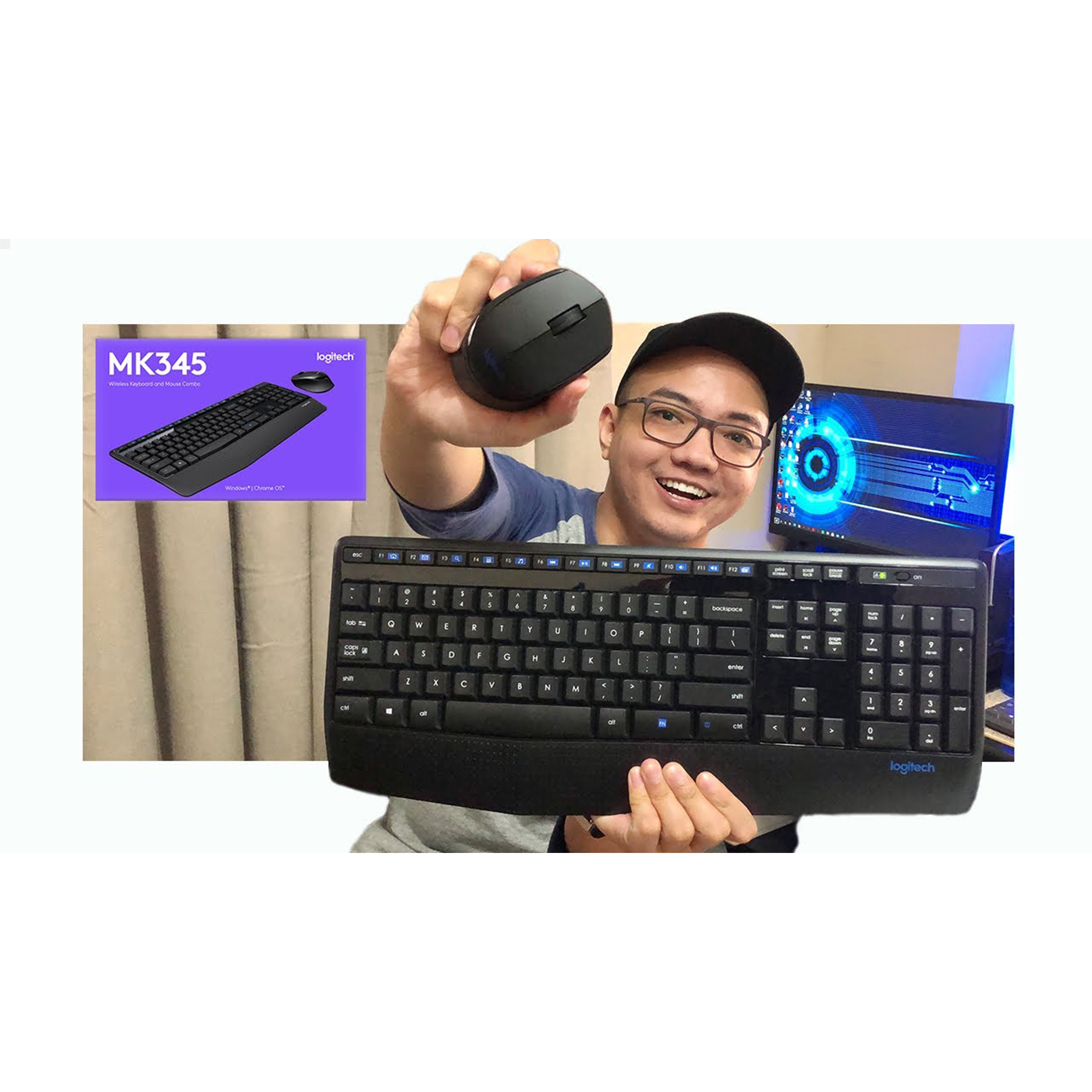 کیبورد و ماوس لاجیتک مدل MK345