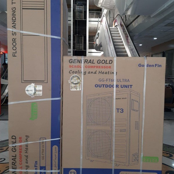 کولر گازی ایستاده 60000 اینورتر جنرال گلد مدل GG-TF60000D TITANIUM