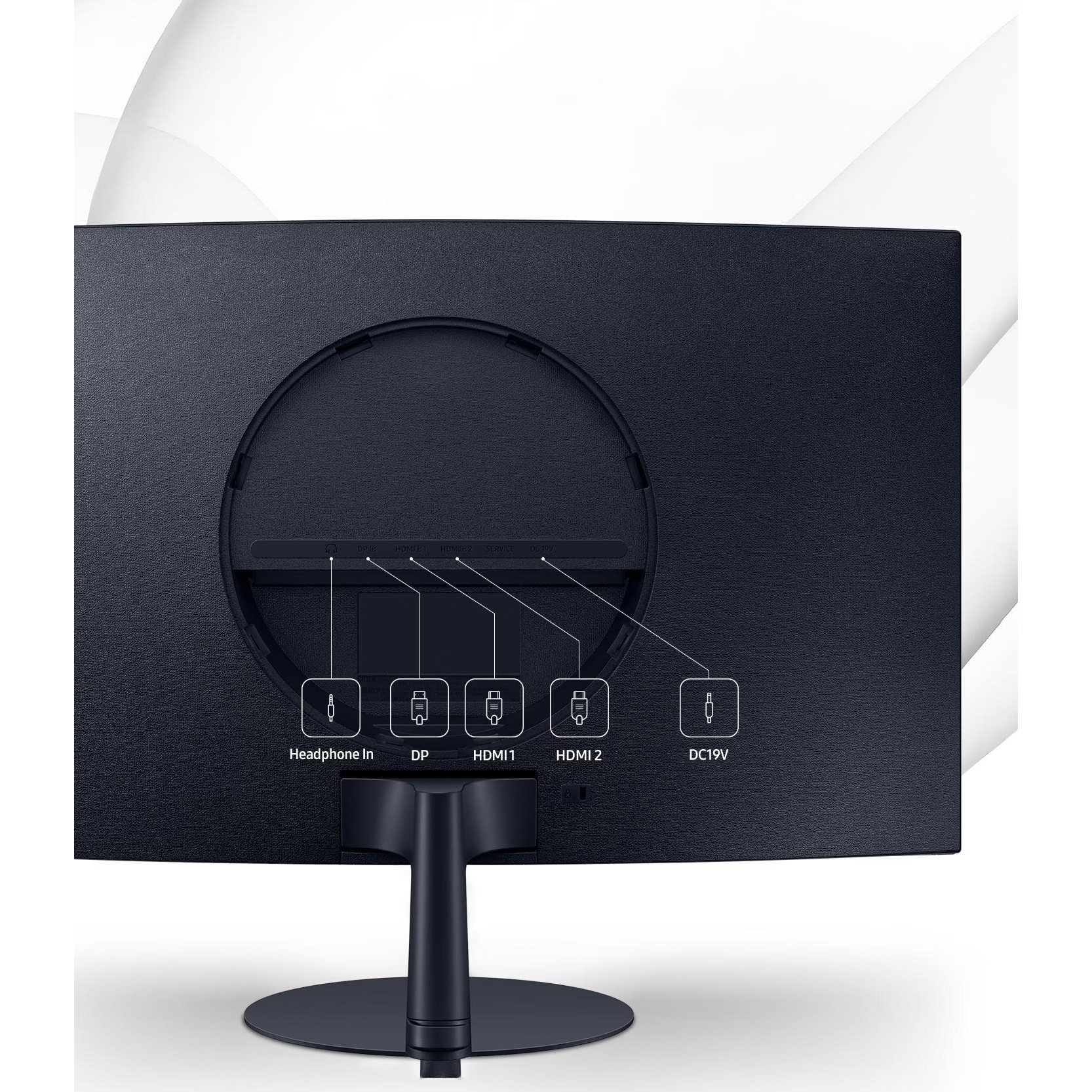 مانیتور خمیده طراحی سامسونگ مدل LS27C390 سایز 27 اینچ