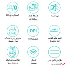 ماوس بی سیم ای فورتک مدل FG45CS Air