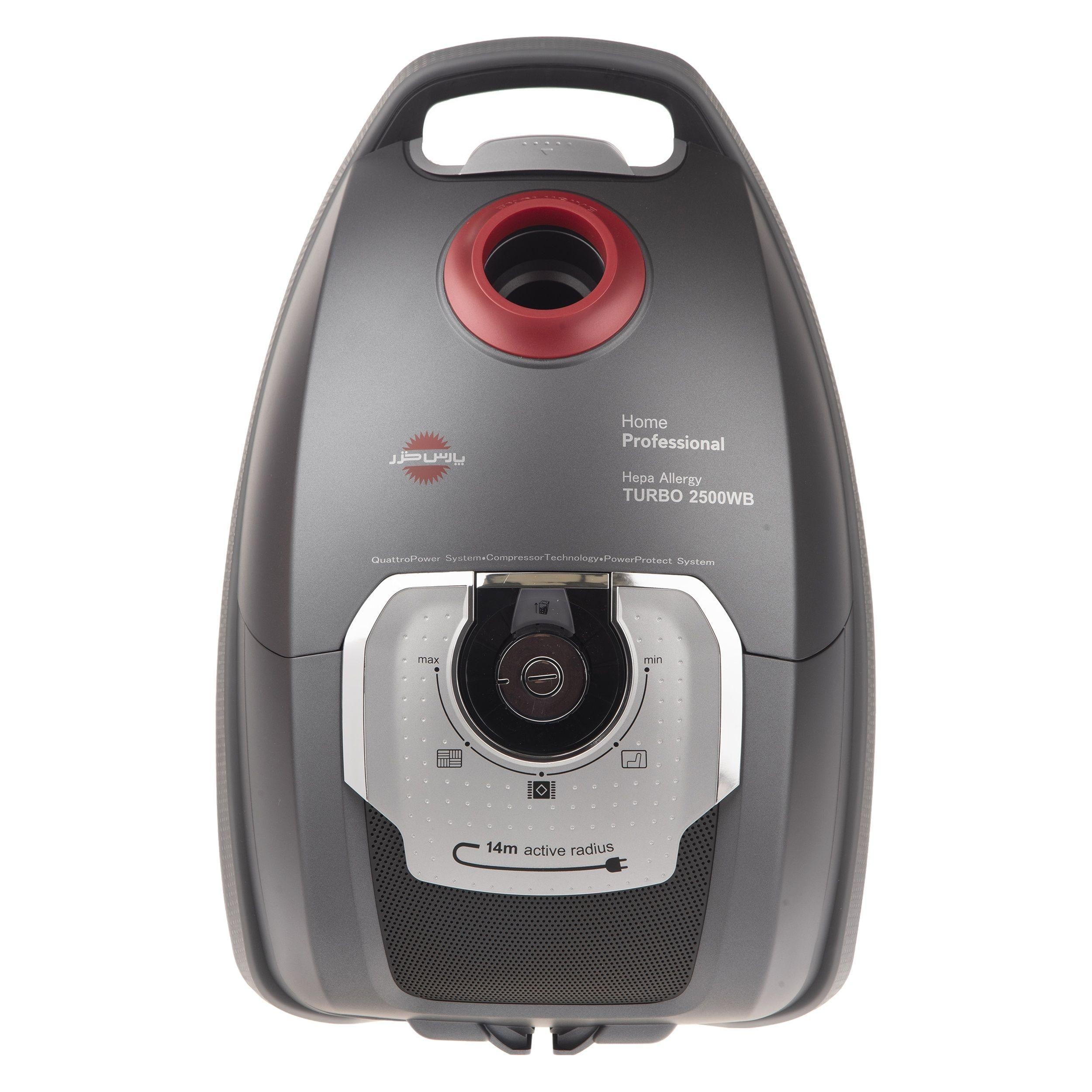 جاروبرقی 2400 وات پارس خزر مدل Turbo 2500WB