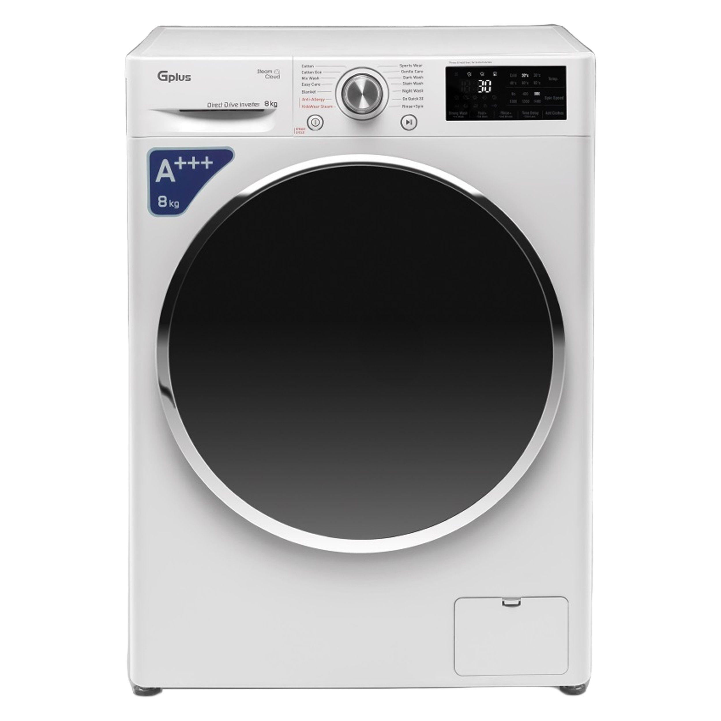 ماشین لباسشویی 8 کیلوگرم  اتوماتیک جی پلاس مدل GWM-M880W