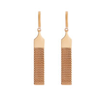 گوشواره آویز طلا 18 عیار زنانه گالری شیدا مجد مدل پونه