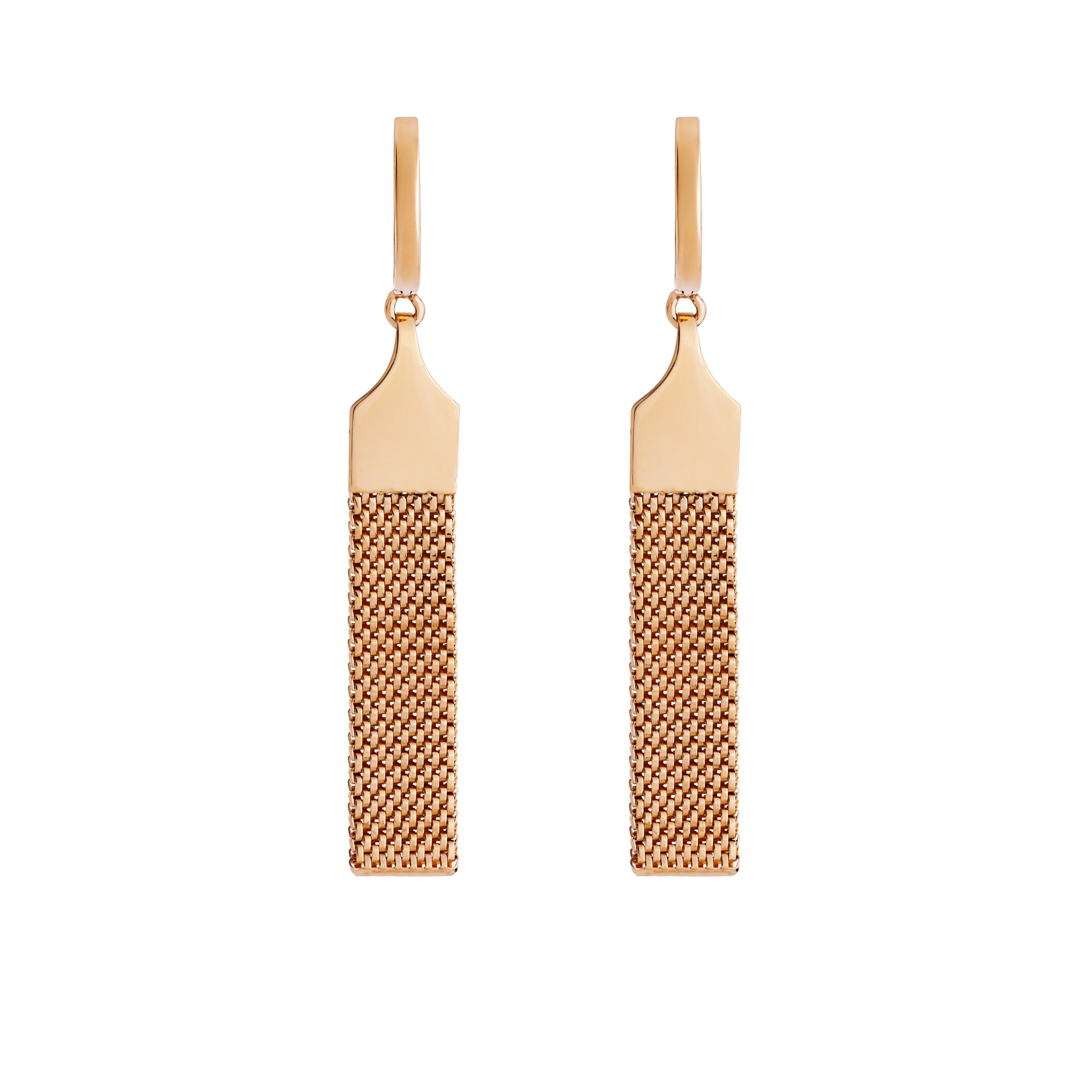 گوشواره آویز طلا 18 عیار زنانه گالری شیدا مجد مدل پونه