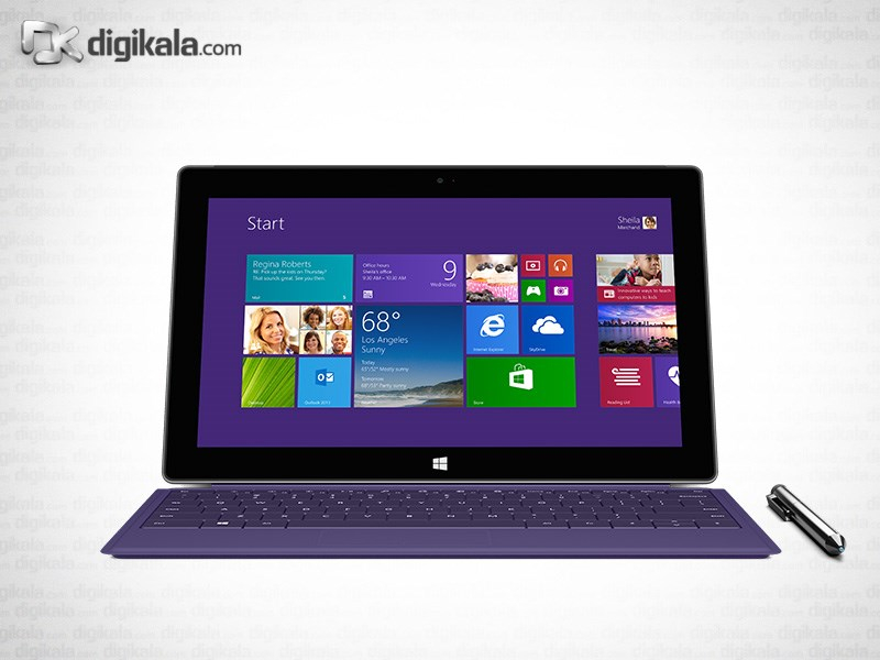 تبلت مایکروسافت مدل Surface Pro 2 به همراه کیبورد ظرفیت 64 گیگابایت