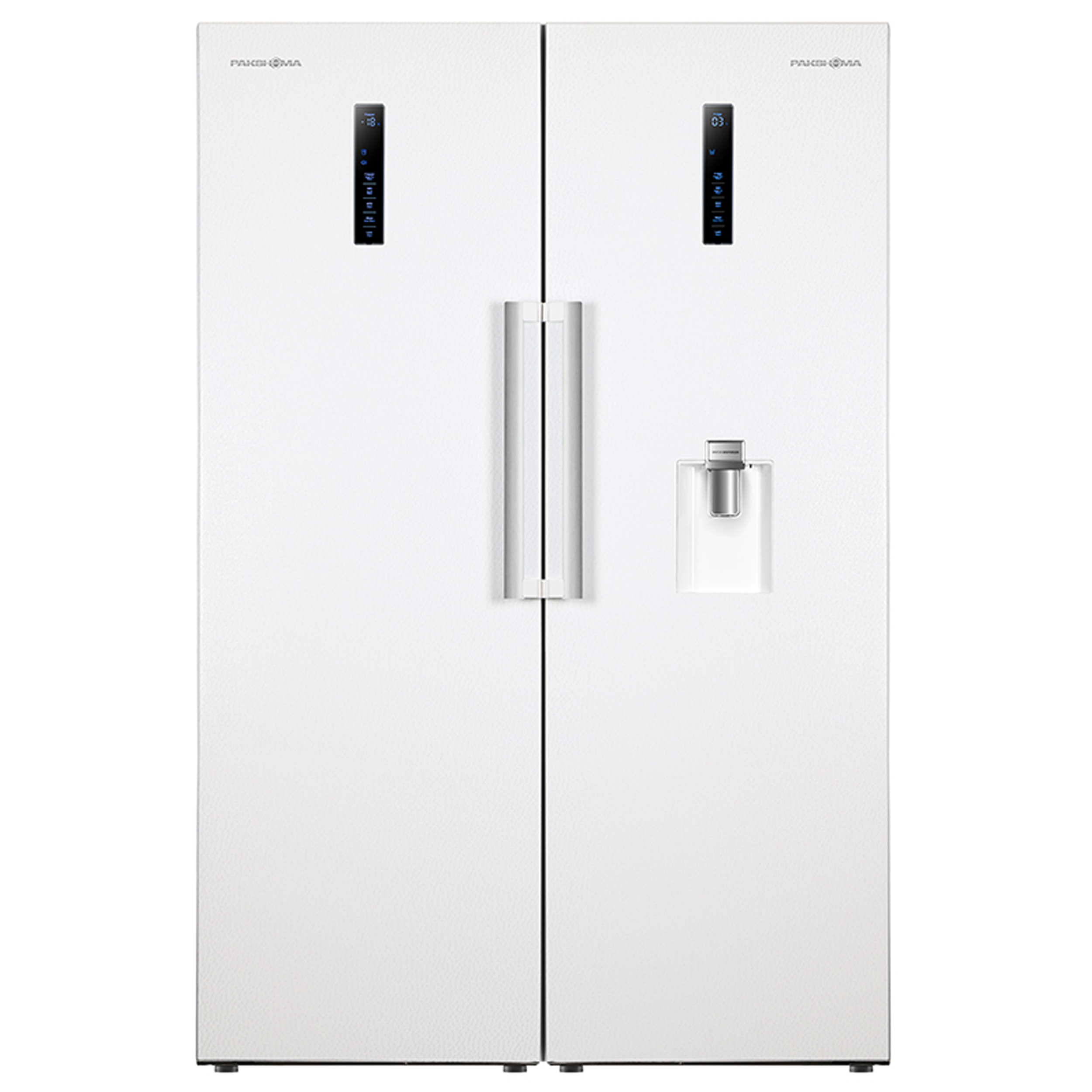 یخچال و فریزر دوقلو 40 فوت پاکشوما مدل RTRA-RTFA۹۰۱iW (N۲)، دارای نمایشگر و بدون برفک، با ارتفاع 187، پهنای 118 و عمق 73 سانتیمتر، میزان مصرف انرژی A+، دارای 5 طبقه در یخچال و 4 کشو در فریزر، دارای سیستم نوفراست یخچال و فریزر دوقلو 40 فوت پاکشوما مدل RTRA-RTFA۹۰۱iW (N۲)، دارای نمایشگر و بدون برفک، با ارتفاع 187، پهنای 118 و عمق 73 سانتیمتر، میزان مصرف انرژی A+، دارای 5 طبقه در یخچال و 4 کشو در فریزر، دارای سیستم نوفراست