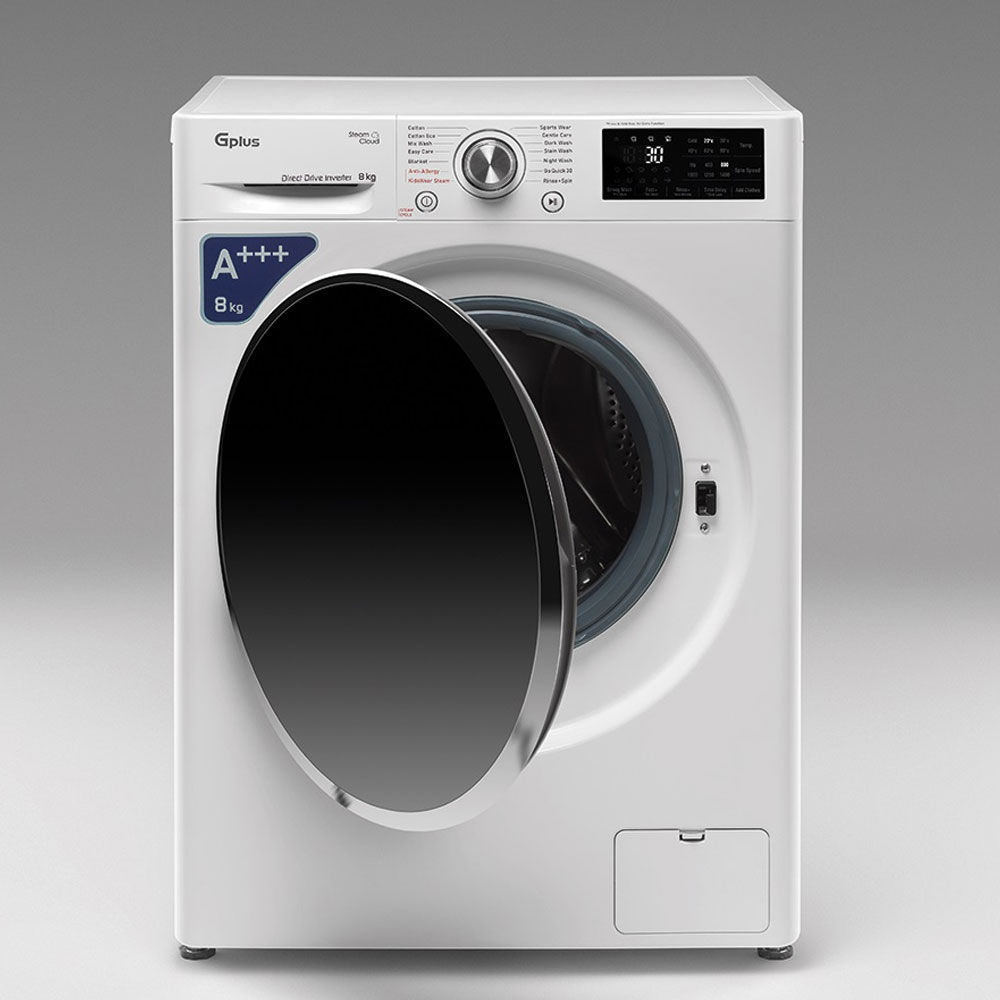 ماشین لباسشویی 8 کیلوگرم اتوماتیک جی پلاس مدل GWM-P88W