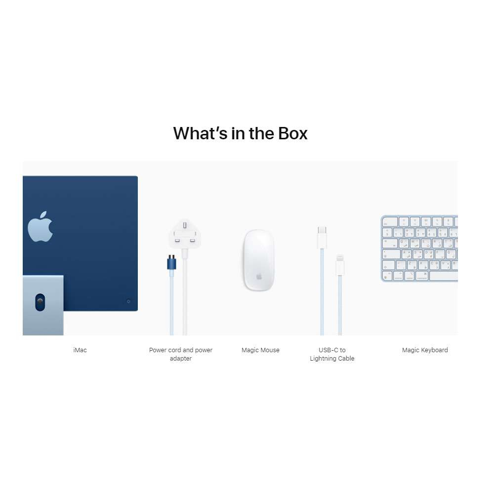 کامپیوتر همه کاره 24 اینچی اپل مدل imac MGPL3 2021