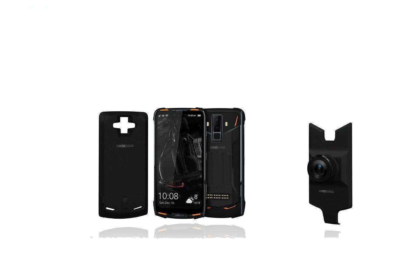 گوشی موبایل دوجی مدل S90 دو سیم کارت ظرفیت 128 گیگابایت همراه با ماژول دوربین دید در شب و پاوربانک