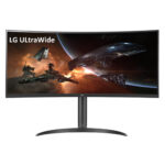مانیتور خمیده ال جی مدل 34WQ75C-B سایز 34 اینچ
