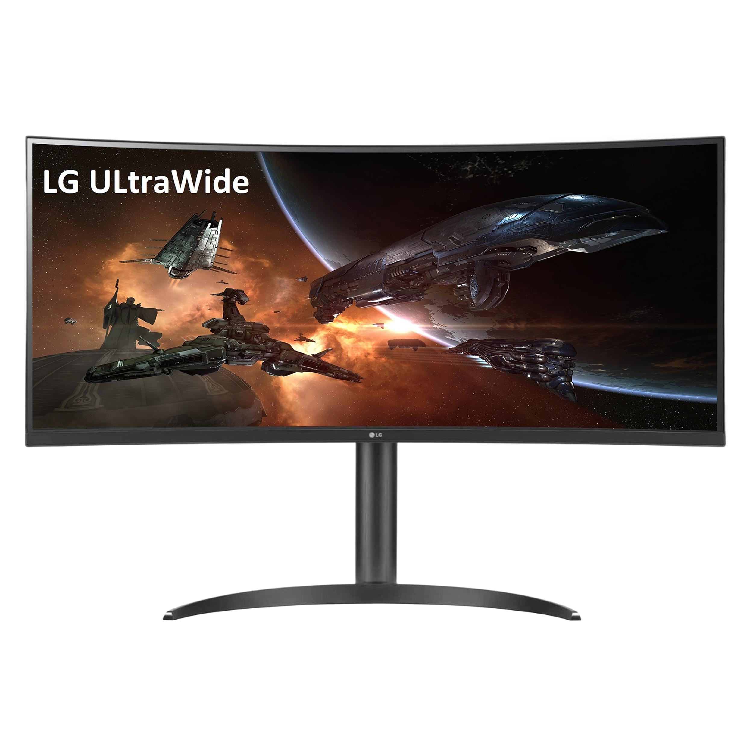 مانیتور خمیده ال جی مدل 34WQ75C-B سایز 34 اینچ