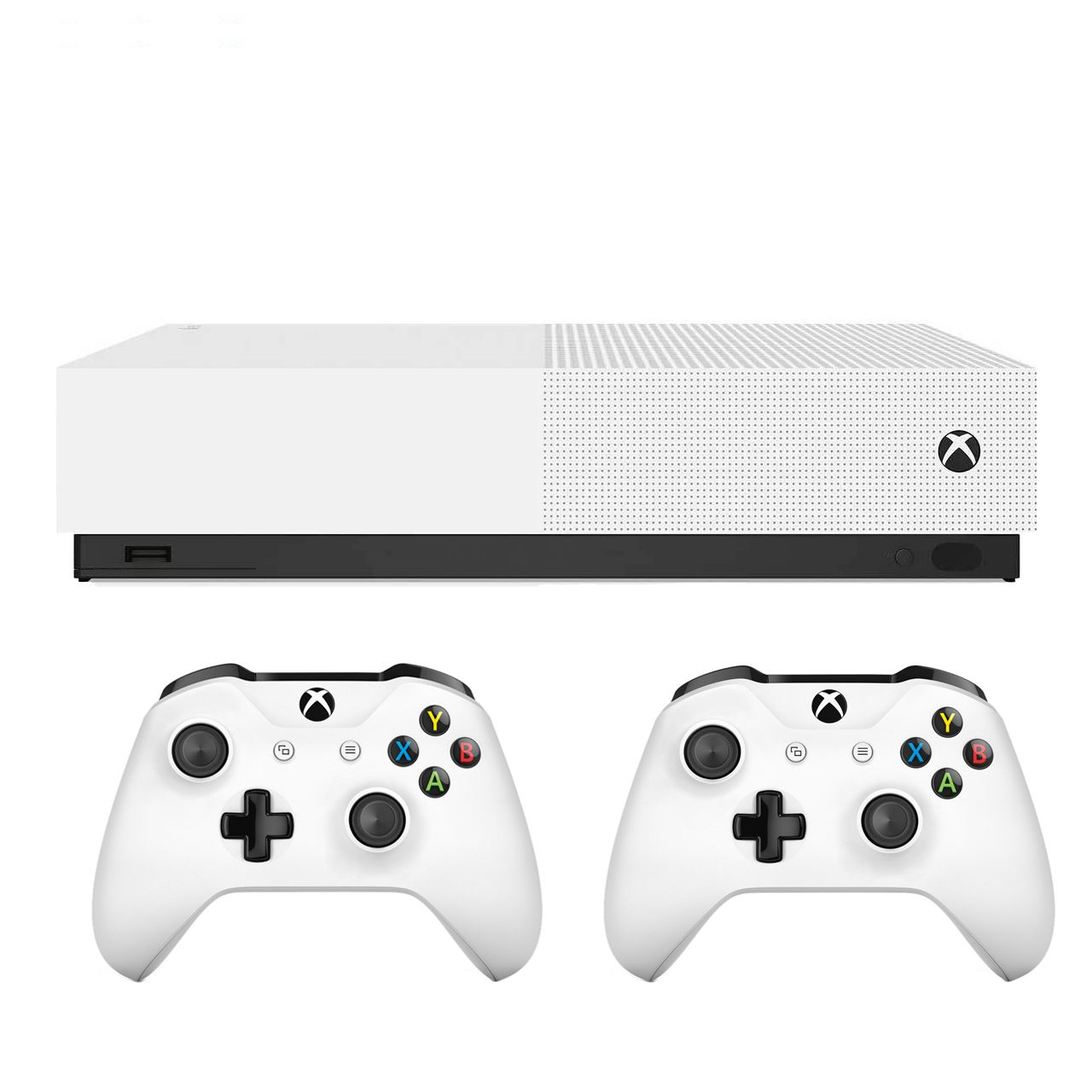 مجموعه کنسول بازی مایکروسافت مدل  Xbox One S ALL DIGITAL ظرفیت 1 ترابایت