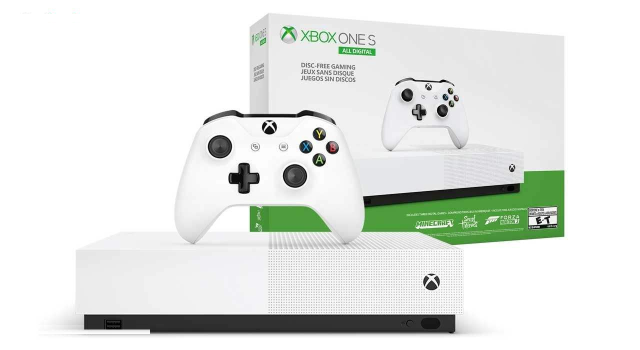 کنسول بازی مایکروسافت مدل Xbox One S ALL DIGITAL ظرفیت 1 ترابایت