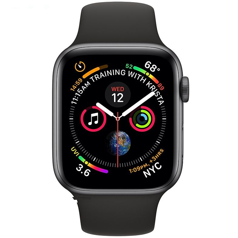 ساعت هوشمند اپل واچ سری 4 مدل 44mm Aluminum Case With Sport Silicon Band