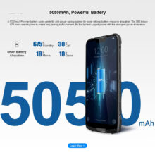 گوشی موبایل دوجی مدل S90 دو سیم کارت ظرفیت 128 گیگابایت همراه با ماژول دوربین عکاسی در شب و گیم پد و پاوربانک