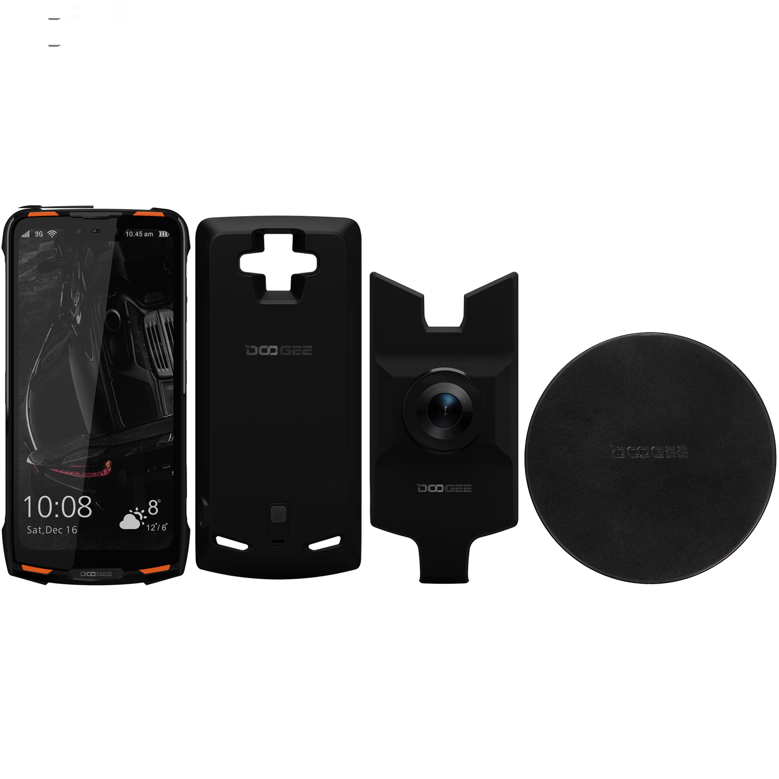 گوشی موبایل دوجی مدل S90 دو سیم کارت ظرفیت 128 گیگابایت همراه با ماژول دوربین عکاسی در شب و گیم پد و پاوربانک