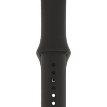 ساعت هوشمند اپل واچ سری 5 مدل 44m Aluminum Case Black Sport Silicon Band