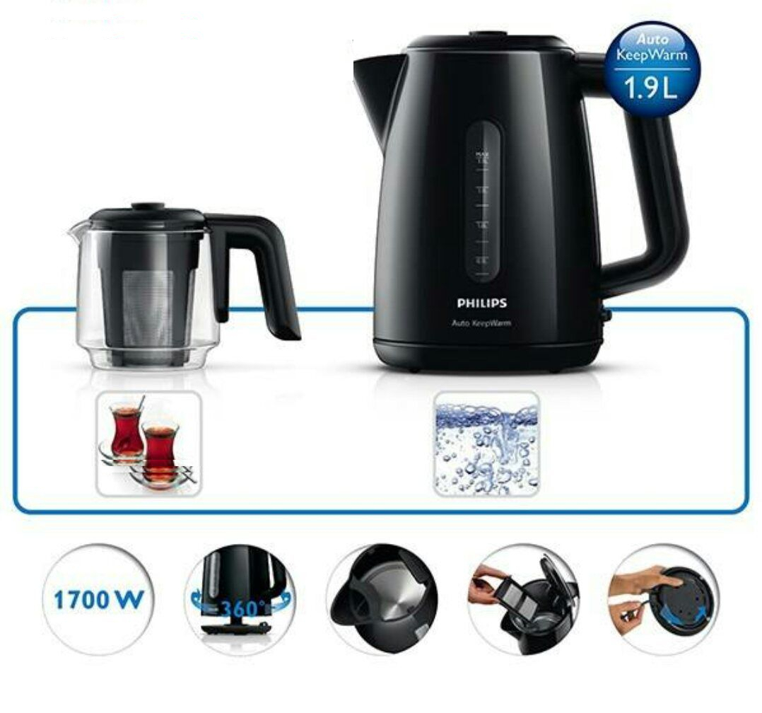 چای ساز روی هم فیلیپس مدل HD7301