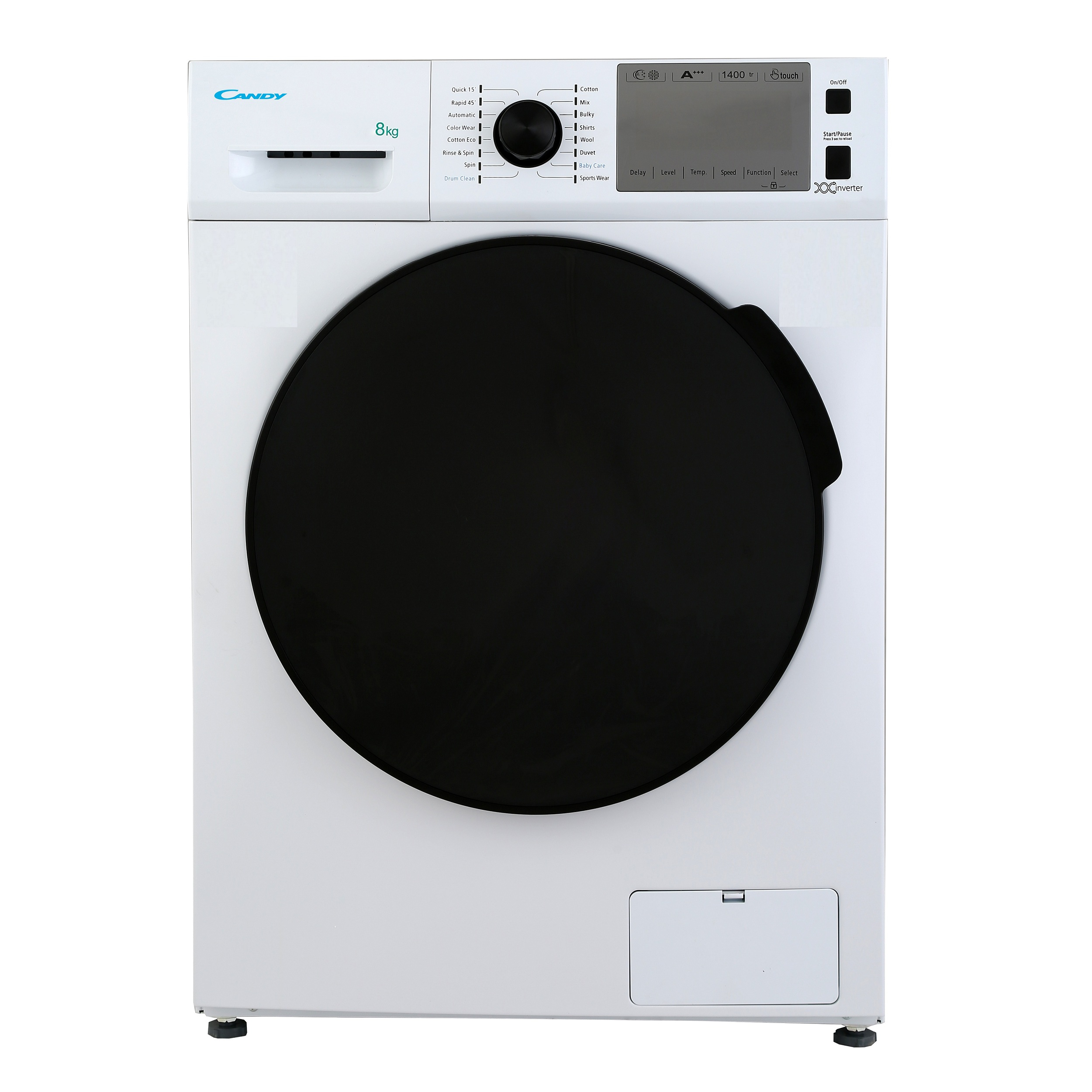 ماشین لباسشویی کندی مدل GIT 1418 ظرفیت 8 کیلوگرم